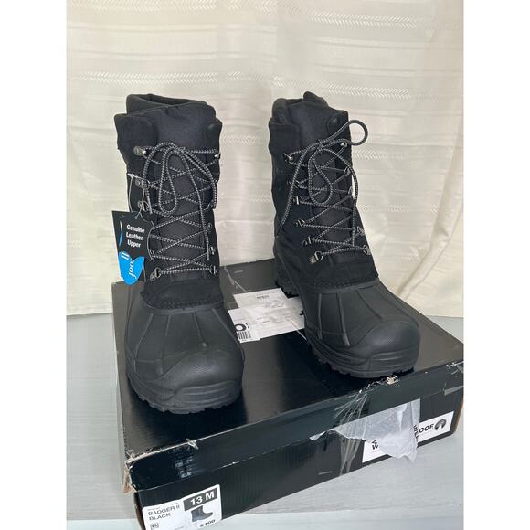 Weatherproof Badger II Waterproof Winter Boots Black Mens Size 13M main image 13